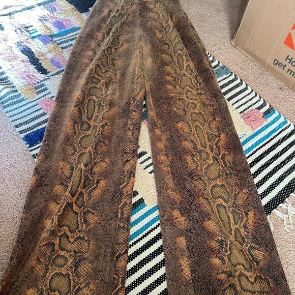 Oh Polly print pants wide leg 4 - Picture 2 of 7